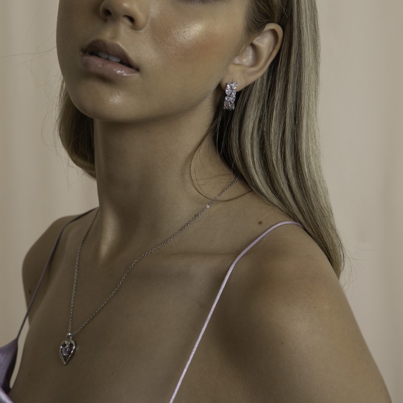 Swarovski Oorbellen Rose Swarovski Oorbellen Rose