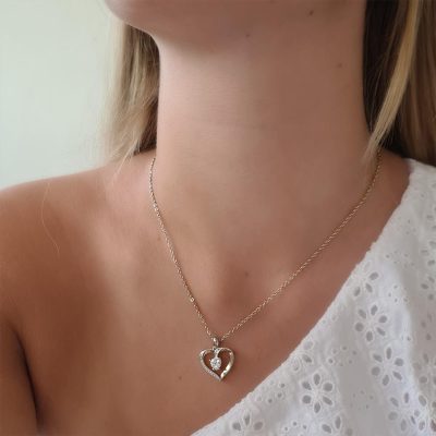 Swarovski Hartjes Ketting